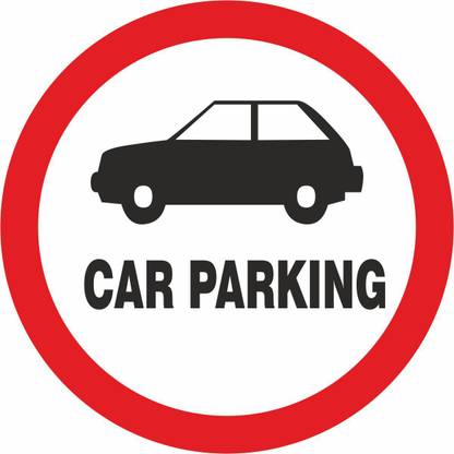 madhusigns car parking Emergency Sign