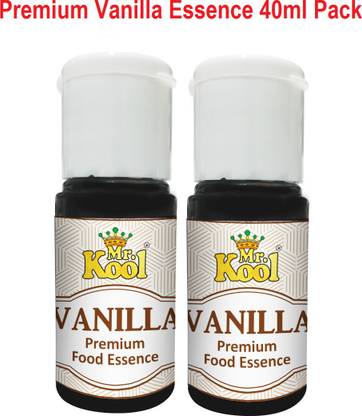 Mr.Kool Premium Vanilla Food Essence for Baking Cake Combo (20 ml x 2) Vanilla Liquid Food Essence