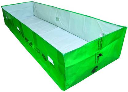 Vermibed Green Raksha 450 GSM HDPE Vermicompost Bed or Vermi Bed (12ft Lx 4ft W x 2ft H) Grow Bag
