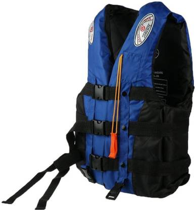 grofly Professional Safety Life Jacket with Whistle for Swimming Inflatable Swimming Pool