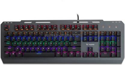 RAPOO GK500 Mechanical Wired USB Standard Gaming Keyboard Compatible with Desktop, Laptop, Mac