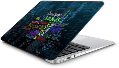 Yuckquee Programming/Coding Laptop Skin for HP,Asus,Acer,Dell,Apple printed on 3M Vinyl, HD,Laminated, Scratchproof,Laptop Skin/Sticker/Vinyl for 14.1, 14.4, 15.1, 15.6 inches P-33 Vinyl Reusable Laptop Skin Compatible for 15.6 inch