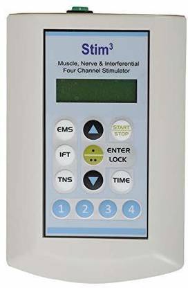 Johari 4 CHANNEL COMBO STIM 3 (IFT+Russian+TENS) Digital Stimulator, Colour-Coded Cables, LCD Display Massager