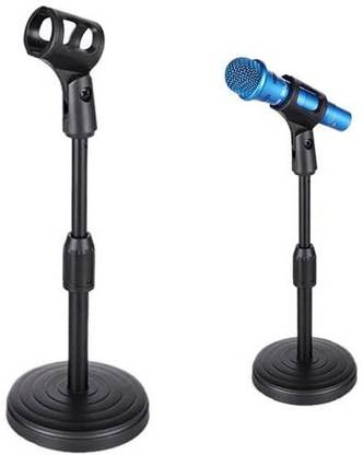 Dilurban Top Collection Microphone Stand, for Singing, Voice RDECORding, Adjustable Mic Stand, Studio Floor Type and Phone Live Broadcast Metal with Boom Arm, 360 Degree Rotating Holder Microphone Stand