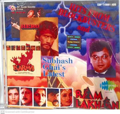 KARZ / HERO / KARMA / RAM LAKHAN Audio CD Standard Edition