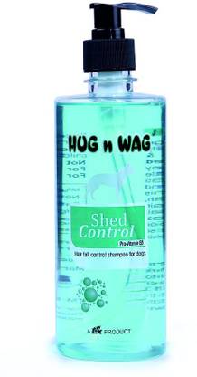 fifozone TTK HUG N WAG Shed Control Pro Vitamin B5 Hair Fall Control Shampoo For Dogs 500 Ml (Pack Of 1) Conditioning fresh Dog Shampoo