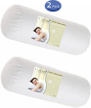 ACTOS Microfibre Bolster Pack of 2 Solid Round
