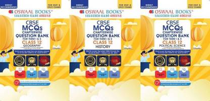 Oswaal CBSE MCQs - Chapterwise For Term I & II, Class 12, Geography + History + Political Science (With The MCQ Question Pool For 2021-22 Exam)