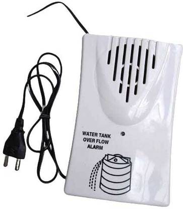 AJ Water Tank Overflow Alarm Siren | Water Level Indicator | Alarm Bell | Water Sensor with Multiple Voice Sound-High Power Siren System Wired Sensor Security System