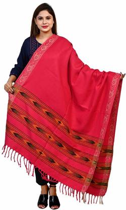 Royal-E-Kashmir Wool Striped Women Shawl