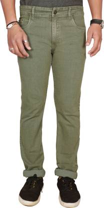 Regular Men Green Jeans