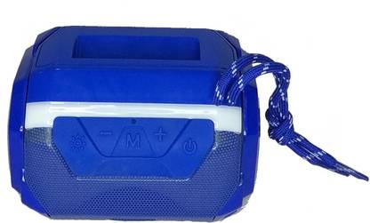 Soundblaze A0005 Bass Splashproof Wireless Bluetooth Speaker with USB | Mic | SD Card for All Laptop, Tablet & Smartphone (BLUE) 10 W Bluetooth Speaker