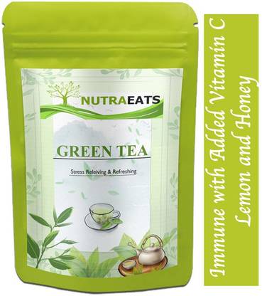 NutraEats Green Tea for Weight Loss | 100% Natural Green Loose Leaf Tea | Pure Green Tea with No Additives Unflavoured Green Tea Pouch Advanced (T813) Unflavoured Green Tea Pouch