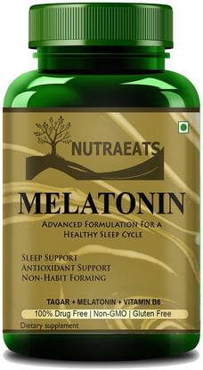 NutraEats Melatonin 5 mg Tablets with Tagara Advanced