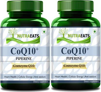NutraEats Coenzyme (coq10) 120mg with Piperine 5mg Premium