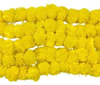 Om Online Yellow Marigold Artificial Flower