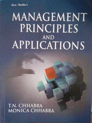 Management Principle And Application B.com (H) 3rd year