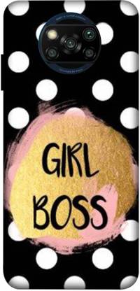 NDCOM POCO X3 PRO Polka Dots Girl Boss Printed के लिए