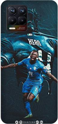 Zaplab Back Cover for Realme 8, RMX3085, Moise Kean Kean Printed Back Cover