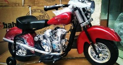 SupremeCycle Royal Enfield Bullet bike Battery operated for kids age 2 to 6 years light,horn,music Red and Blue Bike Battery Operated Ride On