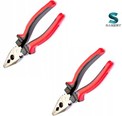 samest 8"inch Heavy Duty Grip Multipurpose Combination Pilash Plier Hand Tools Lineman Plier Electronic Components Electronic Hobby Kit