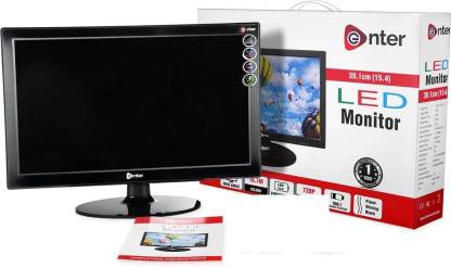 Enter 39.12 cm (16 inch) SXGA LED Backlit Monitor (Piano shining black with 15.4 inch)