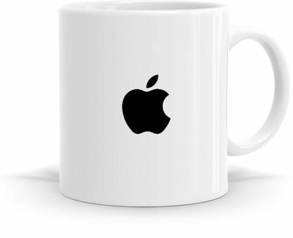 R CREATION Apple Printed Ceramic Coffee Mug