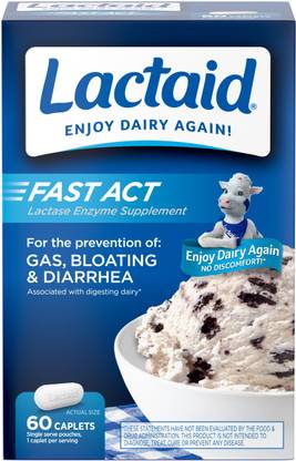 Lactaid Fast Act Lactose Intolerance Caplets