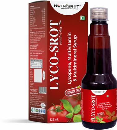 Nutrisrot LYCO-SROT Syrup with Lycopene-Multivitamin-Multimineral(Mix Fruit Flavor)