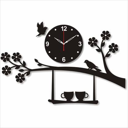 POCKESTER Analog 42 cm X 68 cm Wall Clock