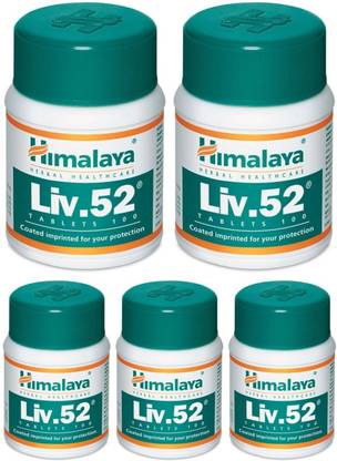 HIMALAYA Liv.52 100 Tablets (Pack of 5)