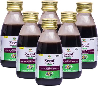 Vaddmaan Zecof Cough Syrup 6 x 100ML