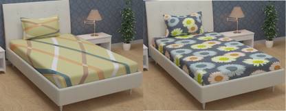 WCX 180 TC Polycotton Single Printed Flat Bedsheet