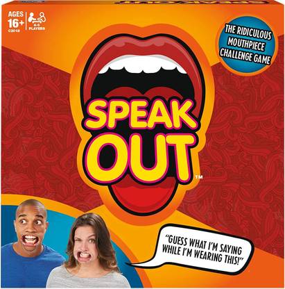 shopviashipping Speak Out Game,Mouthpiece Challenge Game Includes 5 Mouthpieces Party & Fun Games ( Letting Your Friends Guess the Word ) Party & Fun Board Game