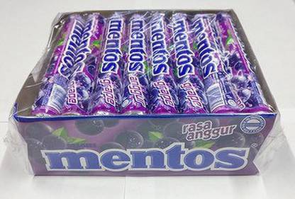 Mentos Stick-14 Roll (Imported) Grape Candy