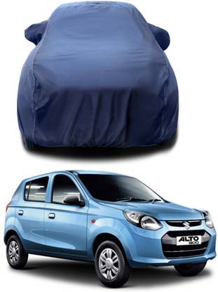 COVER MART Car Cover For Maruti Suzuki Alto 800 LX Optional (With Mirror Pockets)