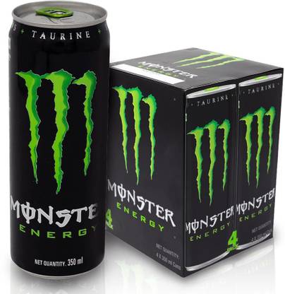 Monster Energy Drink Pack of 4 350ML- Each Energy Drink