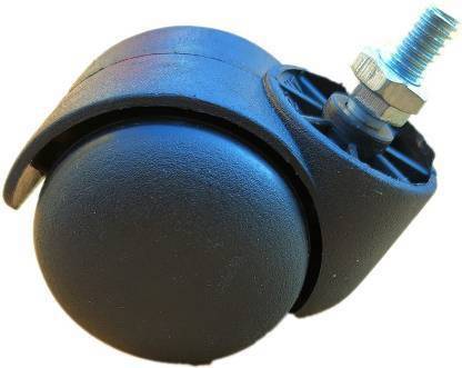 Adnate Chair Wheel Castor Black Chudi Tyre-06 Thread Chudi Type Revolving Chair Wheell Appliance Furniture Caster
