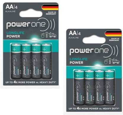 Power one Longlife Power 4x More Power (for torches, remote games, mouse, keyboards etc.) (8 batteries) Game Battery