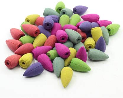 Global Bazarro BACKFLOW INCENSE CONES 50 PCS ROSE, JASMINE, MIXED, LAVENDER