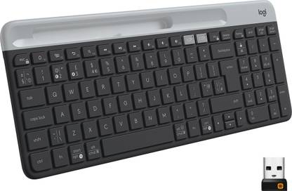 Logitech K580/Bluetooth Compact,Win Mac,Desktop,Tablet,Smartphone,LaptopCompatible Wireless Laptop-size Multi-device Keyboard Compatible with Desktop, Laptop, Mac Easy to Use,Plug and Play,Quick, Comfy Durable body