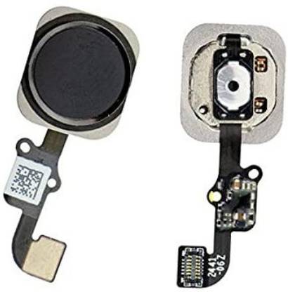 INZELO Button Menu Button Flex Cable Kit for Apple iPhone 6S Plus (Black) iPhone 6 S Plus Home Button