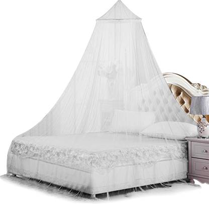 Winberg Nylon Adults Washable Double Bed Canopy mosquito net Mosquito Net