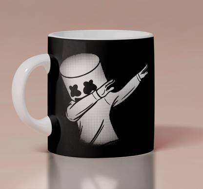 FrameArtz Marshmello Dab design Printed Ceramic Coffee Mug