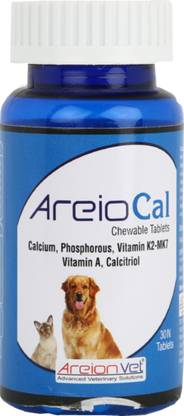 AreionVet Areio Cal Chewable Tablets 30Tablets Pet Health Supplements