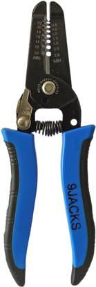 Qualigen 8in1 7" Professional Wire Stripping Cutter Portable Stripper Crimper Pliers Multi-function Cable Wire Crimping Manual Tool Wire Cutter Pincer Plier