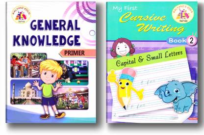 General Knowledge Primer & Cursive Writing 2 Activity Combo Pack Set Of 2 Book