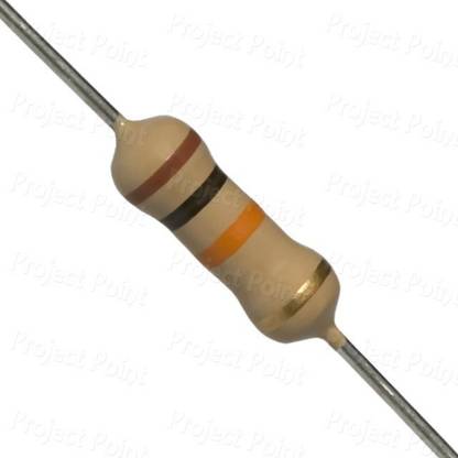 gobagee 10K ohm Half Watt 1/2 Watt 5% 20pcs Carbon Film Resistor -Set of 20 Fixed Resistor