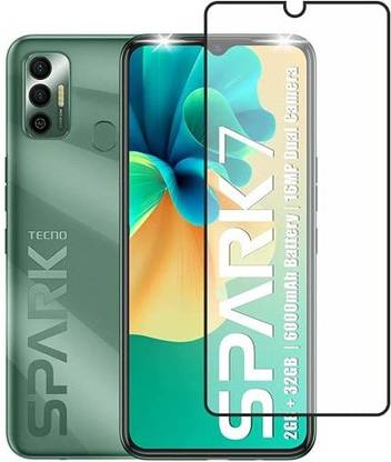 NSTAR Edge To Edge Tempered Glass for Tecno Spark 7