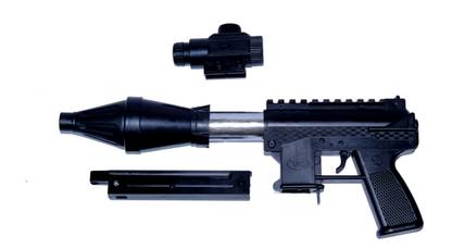Chaste Army Style Bazuka Toy Gun with BB Bullets , Bazuka with Laser Light with 50 Plastic Bullets | BB Gun for Boys Guns & Darts